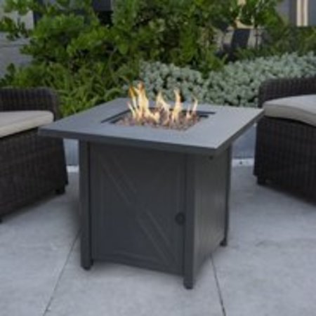 SEASONAL TRENDS Seasonal Trends 52072 Stainless Steel, Electric Ignition Fire Pit 52072